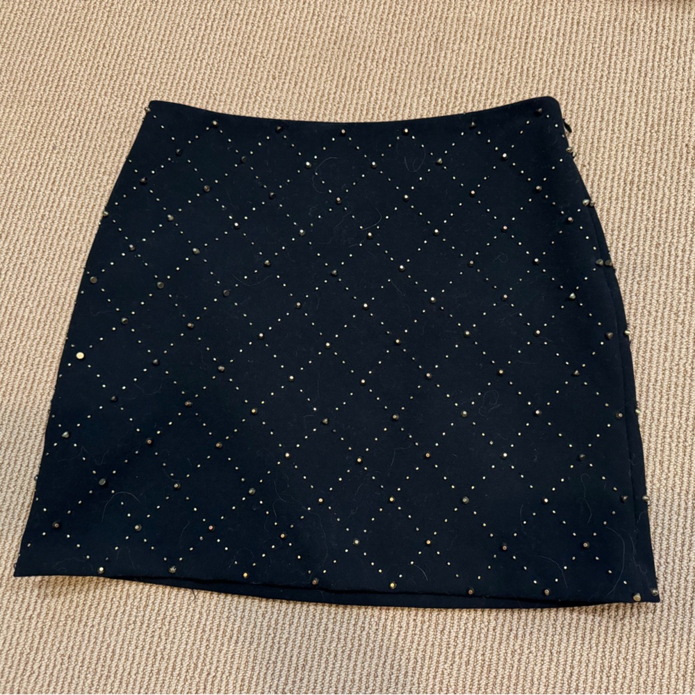 Club Monaco studded mini skirt